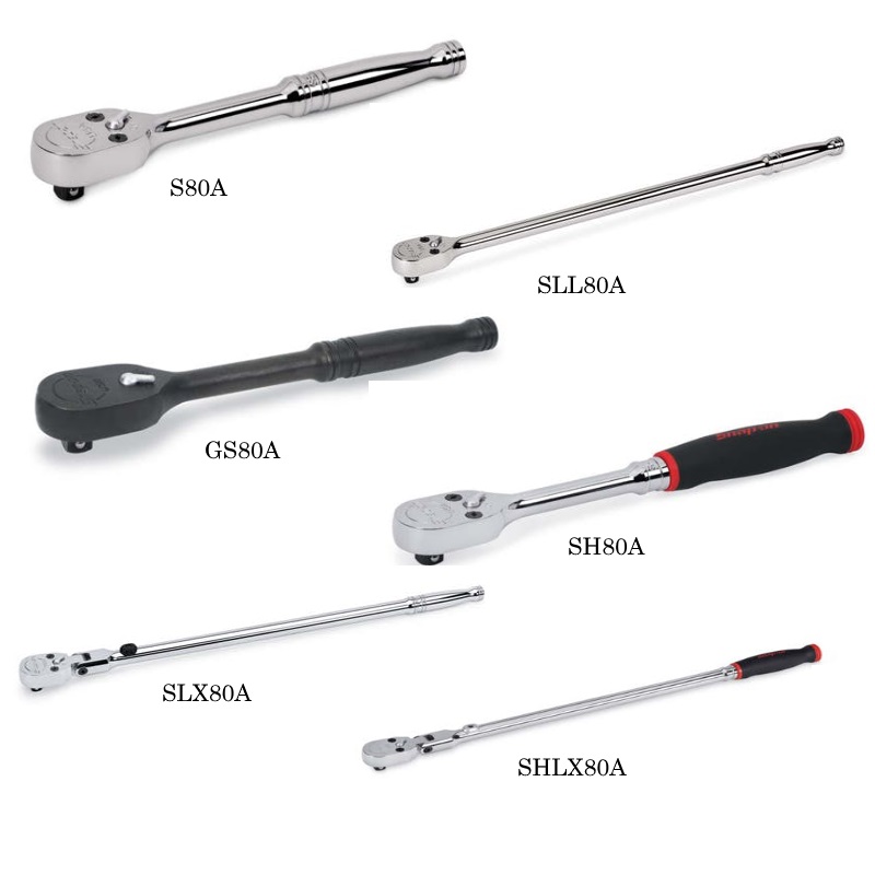Snapon-1/4" Drive Tools-Dual 80® Technology Ratchets